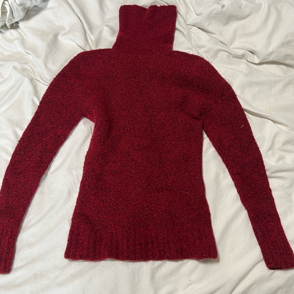 Medium red turtleneck from Victoria secret.